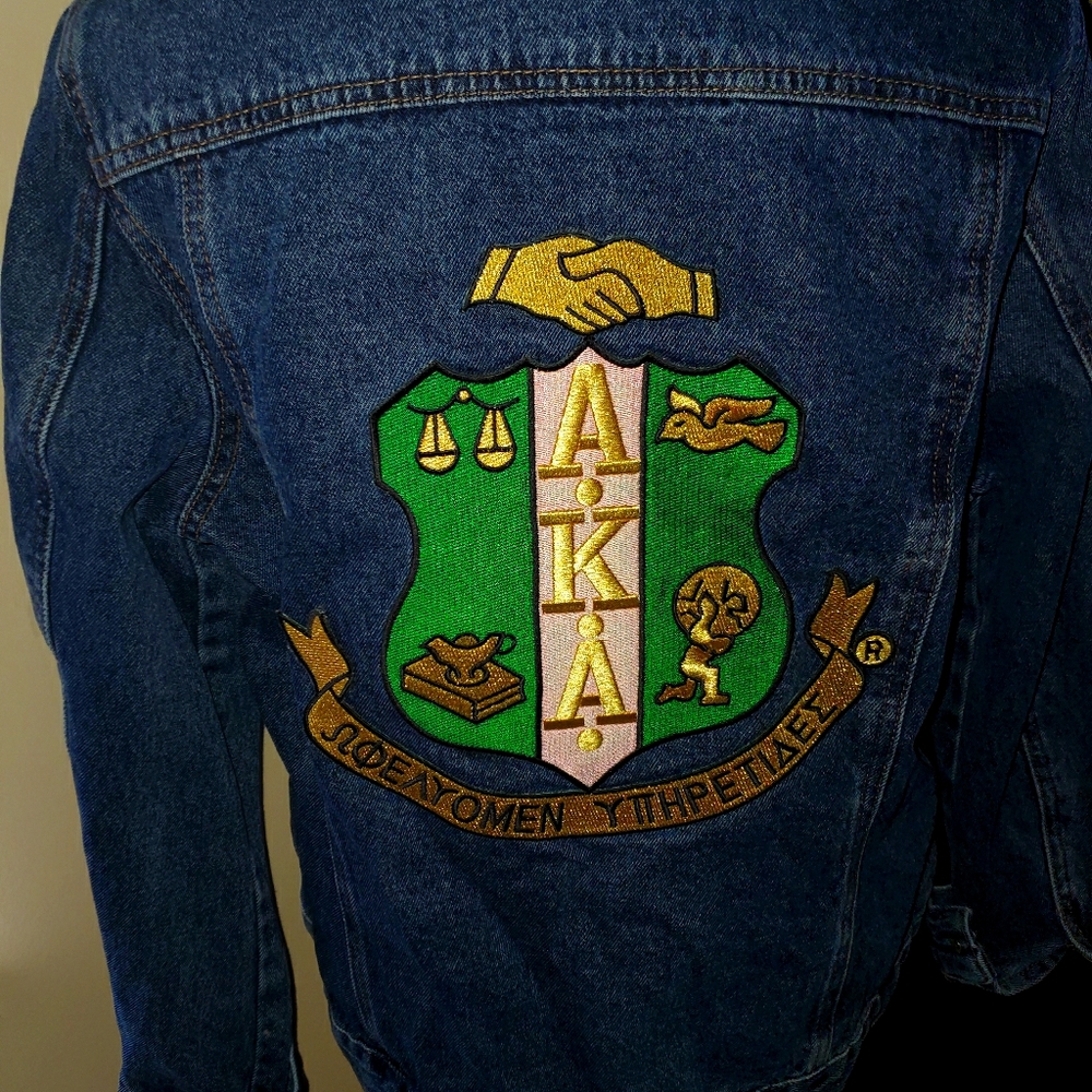 Alpha Kappa Alpha Jean Jacket